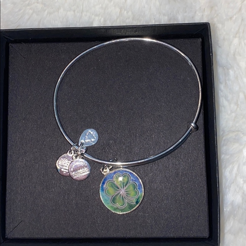 Alex and Ani Four Leaf Clover Bracelet